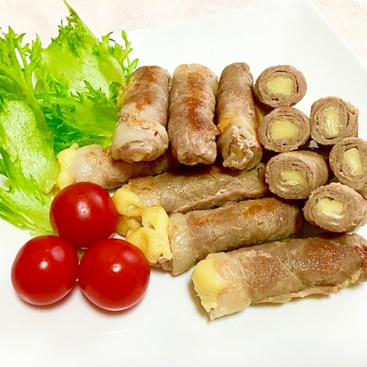 豚ももスライスのチーズロール 塩コショウ味 レシピ 作り方 By Kuuuma 楽天レシピ